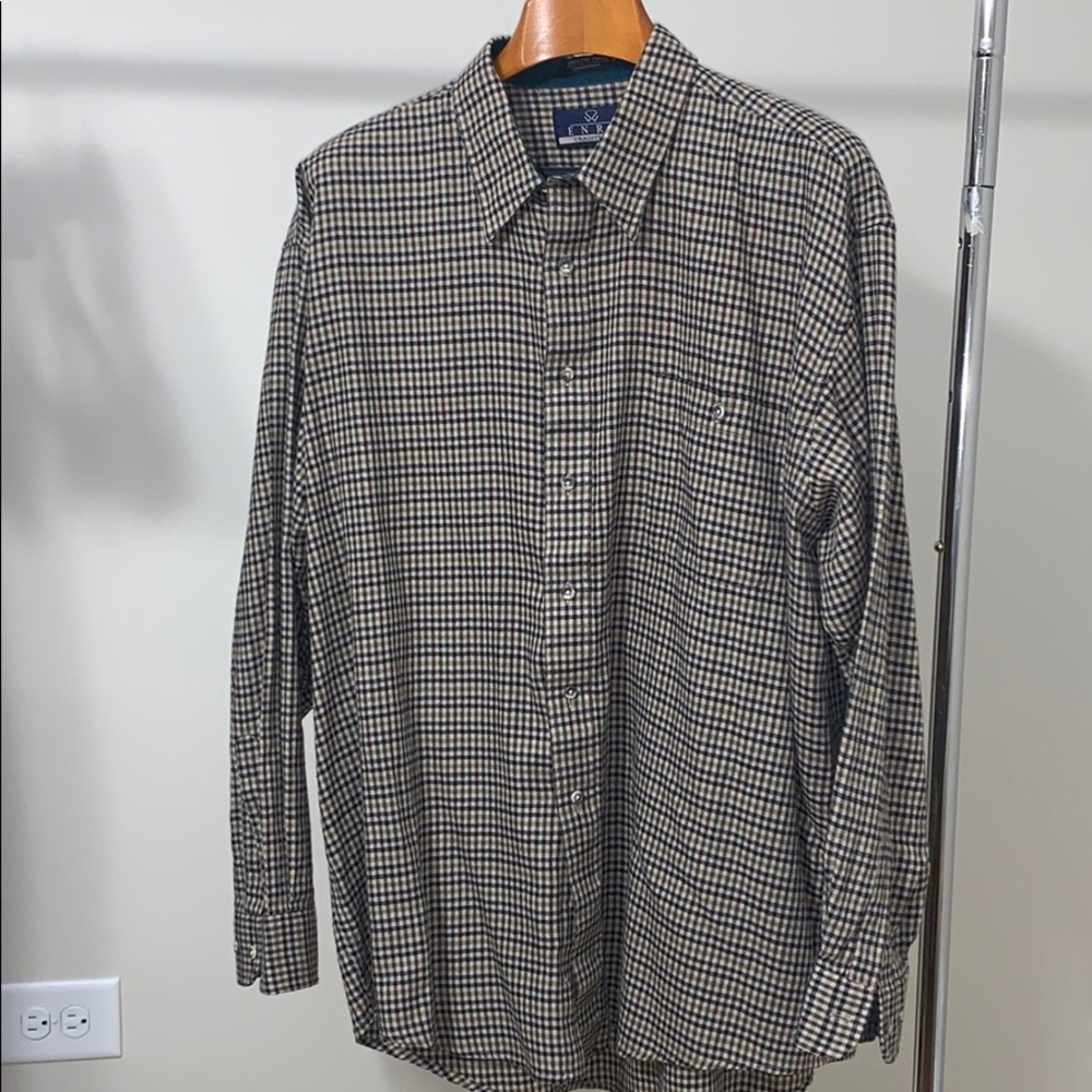 Enro luxury English twill button down XXL